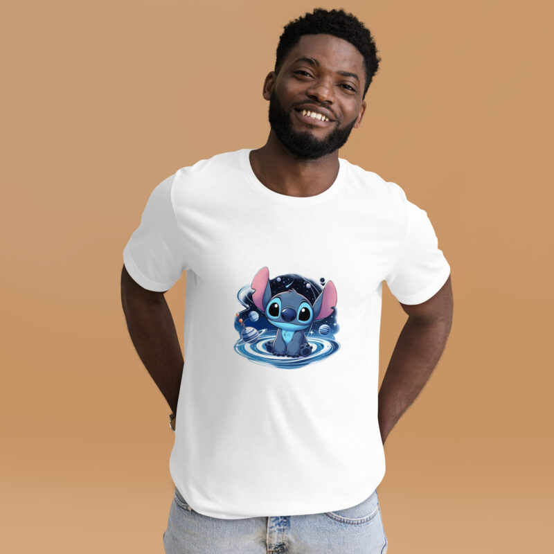 unisex staple t shirt white front 2 planetas stitch