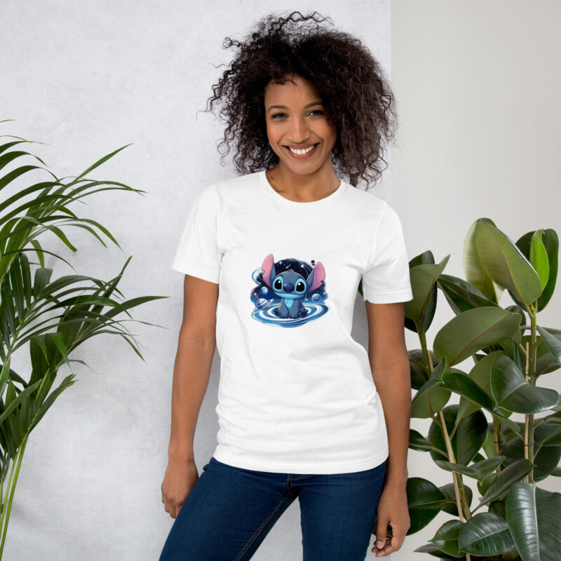 unisex staple t shirt white front planetas stitch