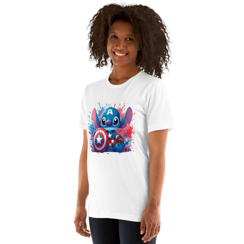 unisex staple t shirt white left front capitan stitch