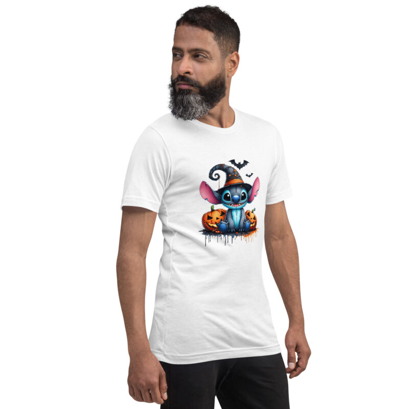 unisex staple t shirt white right front stitch halloween