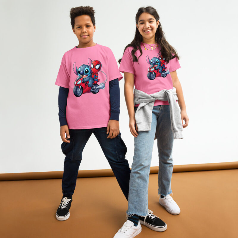 youth classic tee azalea front stitch y spiderman