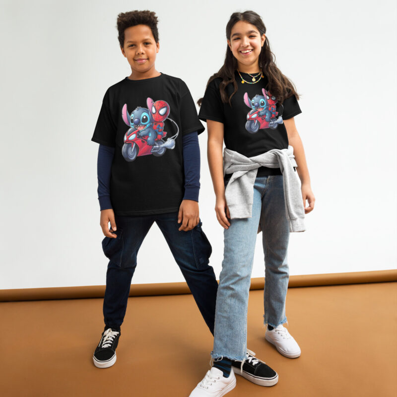 youth classic tee black front 680146928bb36